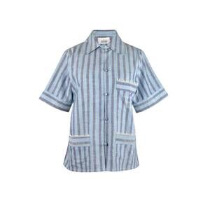 NEW MONOKI women's success shirt in blue stripes